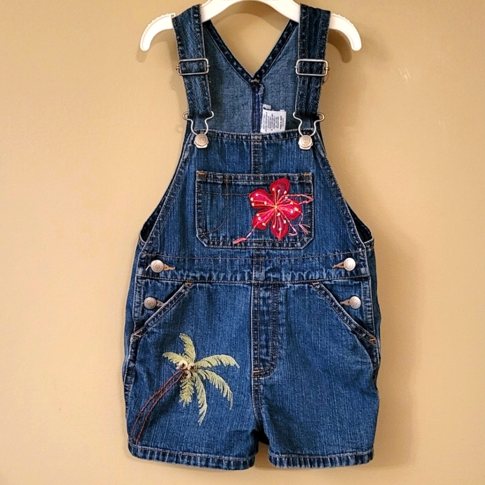 Baby Gap denim shortalls